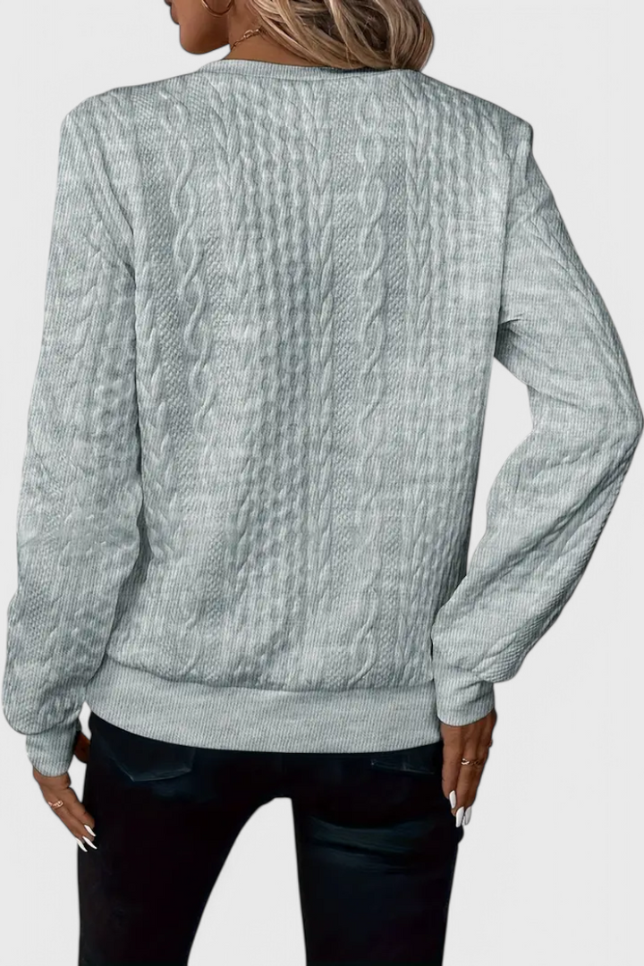 Zoey Soft Zip Knit Jumper | Elina Dublin