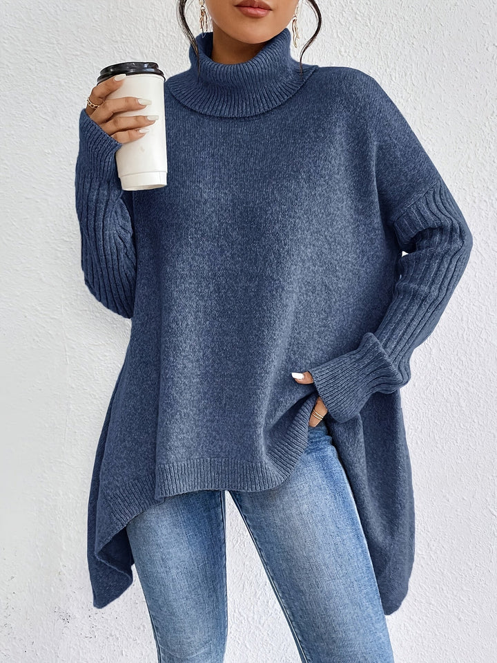 Léïna™ – The Soft & Relaxed Turtleneck Sweater | Elina Dublin