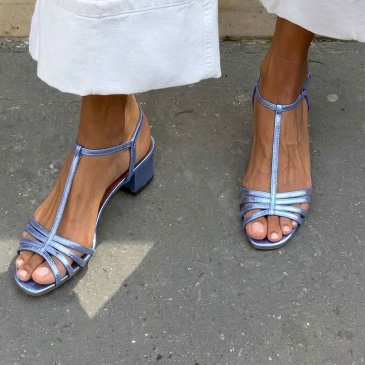 Maura - Golden Everyday Sandals | Elina Dublin