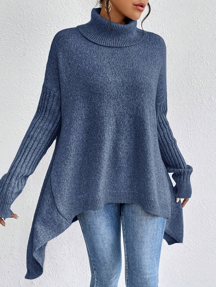 Léïna™ – The Soft & Relaxed Turtleneck Sweater | Elina Dublin