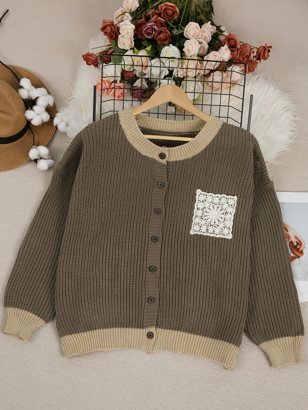 Marcelina - Knitted Coat with Pockets | Elina Dublin