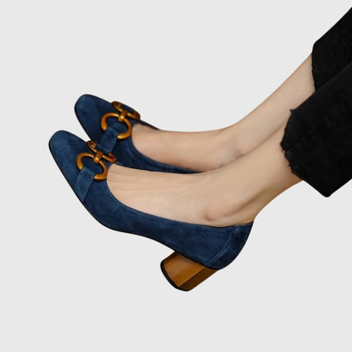 Faineog - Comfort Patent Heels | Elina Dublin