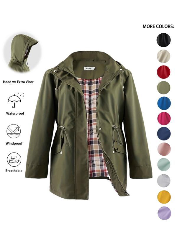 DENA™ - Lightweight Hooded Trench Coat for Casual Outings | Elina Dublin