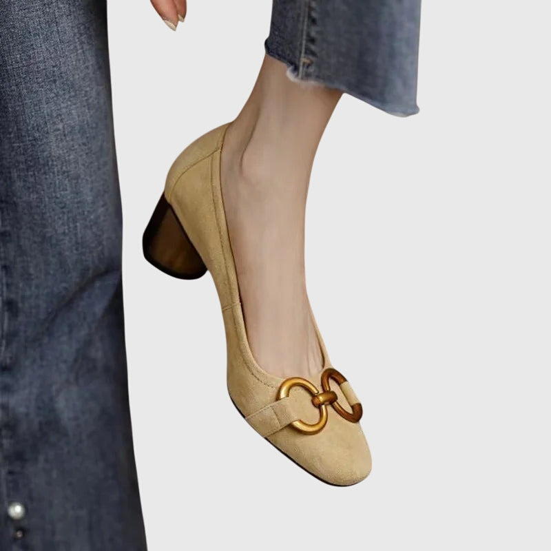 Faineog - Comfort Patent Heels | Elina Dublin