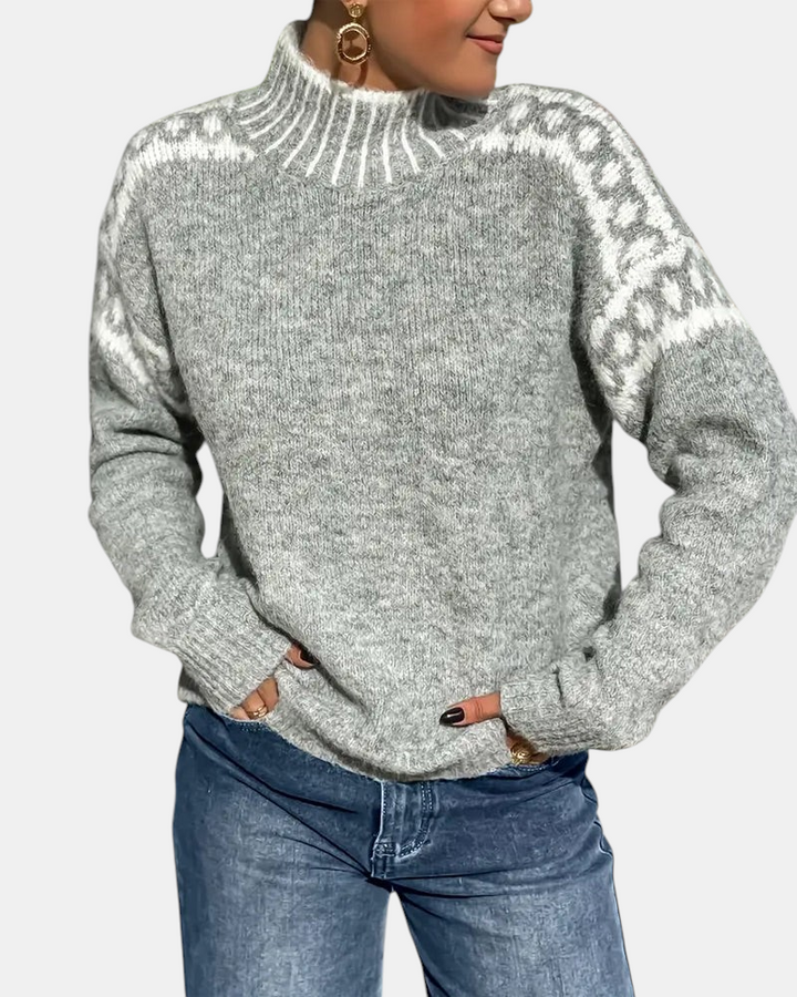 Mathilde™ — Warm Sweater with Nordic Charm | Elina Dublin