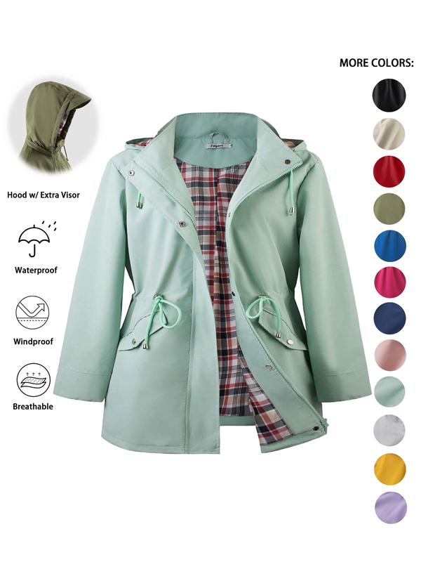 DENA™ - Lightweight Hooded Trench Coat for Casual Outings | Elina Dublin