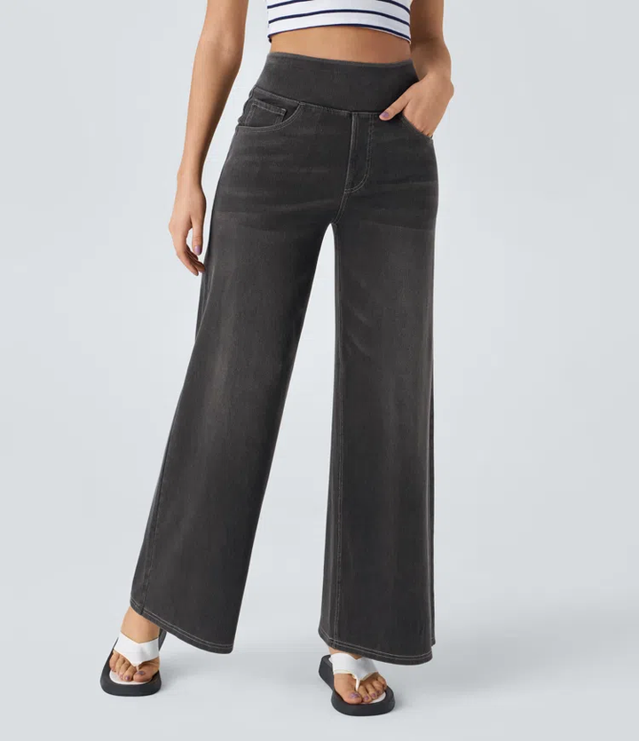 SOLÈNE™ - Relaxed Fit Wide-Leg Jeans | Elina Dublin