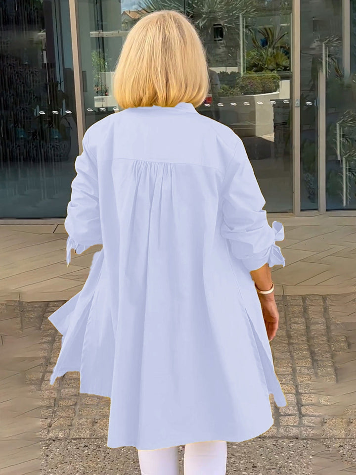 CÉLINA™ - Classy Long Shirt Jacket | Elina Dublin