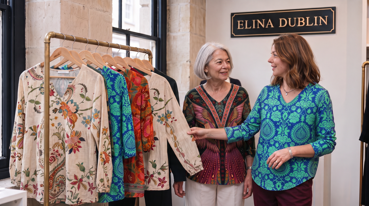 Longline Blouses collection — Elina Dublin
