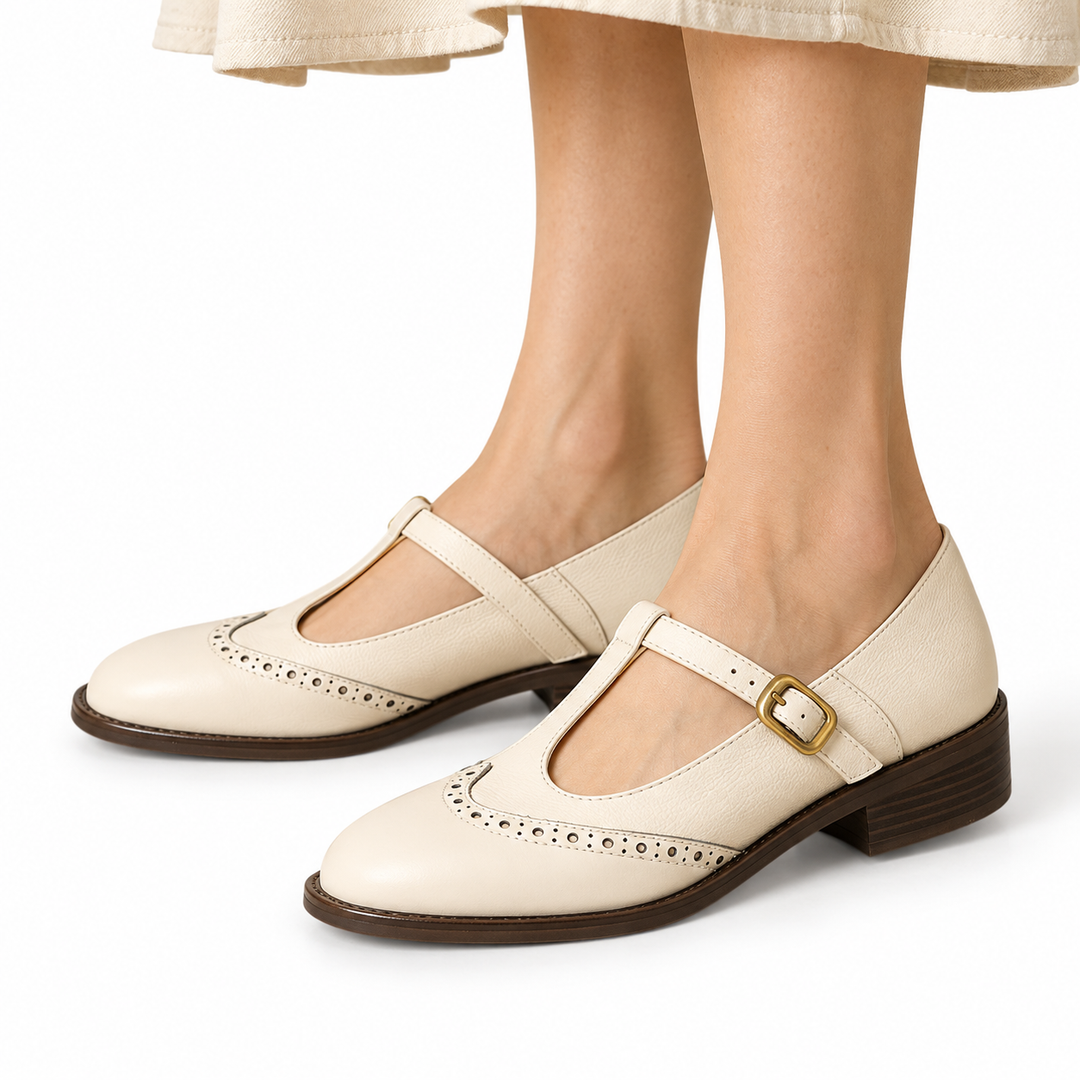 Amelie – Classic Women's Strap Shoes — Elina Dublin studio photograph