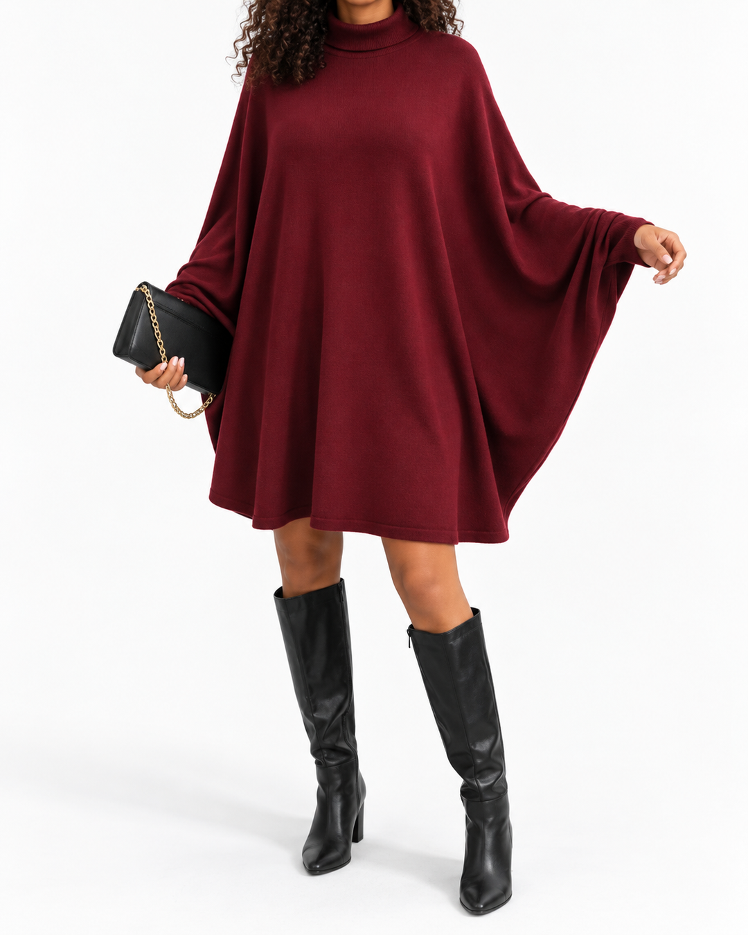 Béatrice™ — Flowy Comfortable Winter-Soft Sweater — Elina Dublin studio photograph