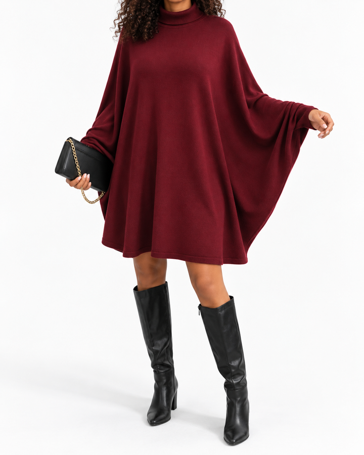 Béatrice™ — Flowy Comfortable Winter-Soft Sweater — Elina Dublin studio photograph