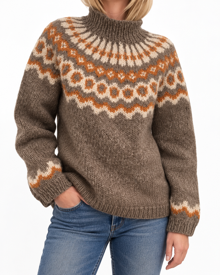 Ceanchnoc - Cosy Classic Sweater — Elina Dublin studio photograph