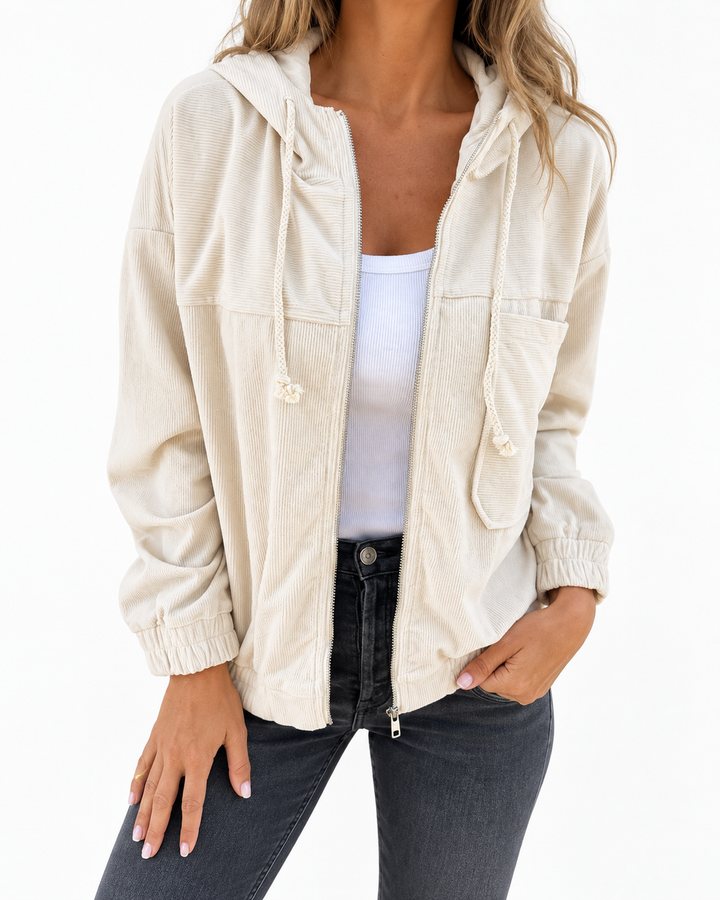 CHARLY™ - Classic Zip-Up Jacket — Elina Dublin studio photograph