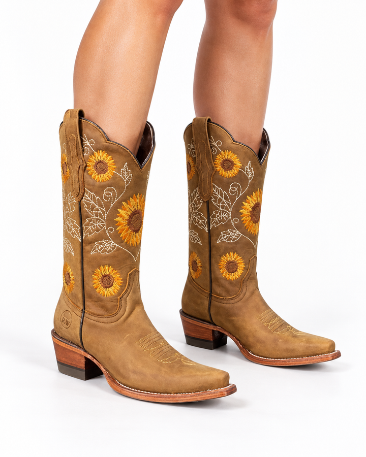 Clémence | Orthopaedic Western Boots — Elina Dublin studio photograph