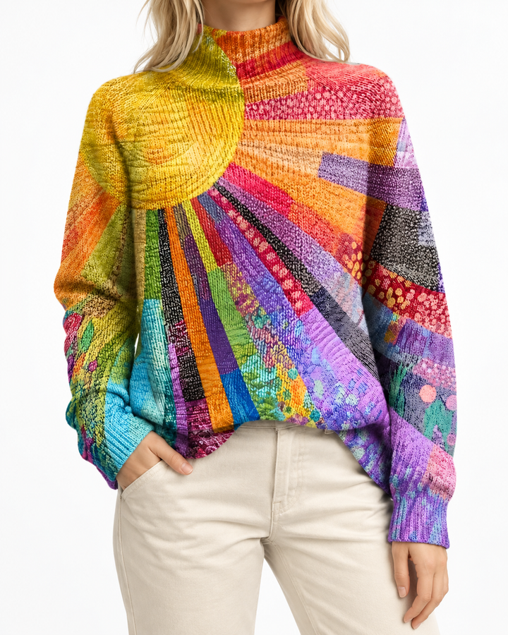 Doirbhoth - Sunshine Turtleneck Jumper — Elina Dublin studio photograph
