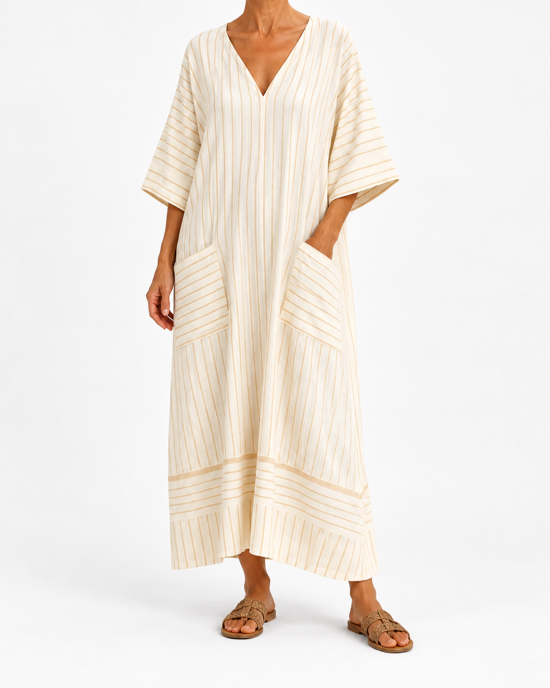 Dymphna - Dress Sahara — Elina Dublin studio photograph