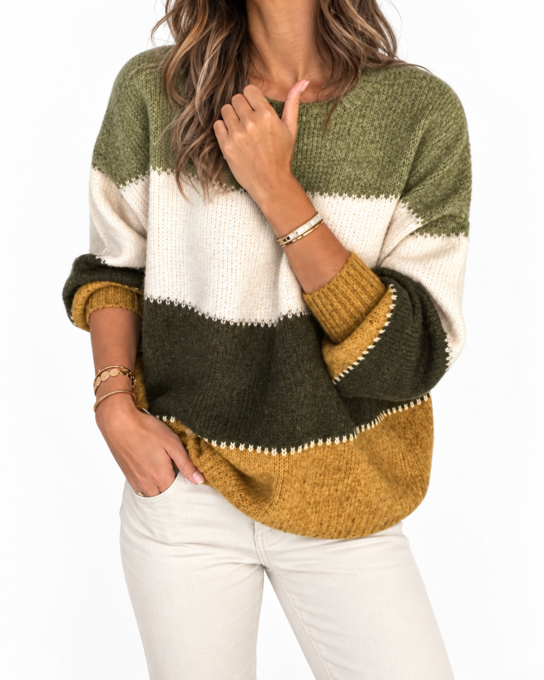 Elisa - Casual Soft Sweater — Elina Dublin studio photograph