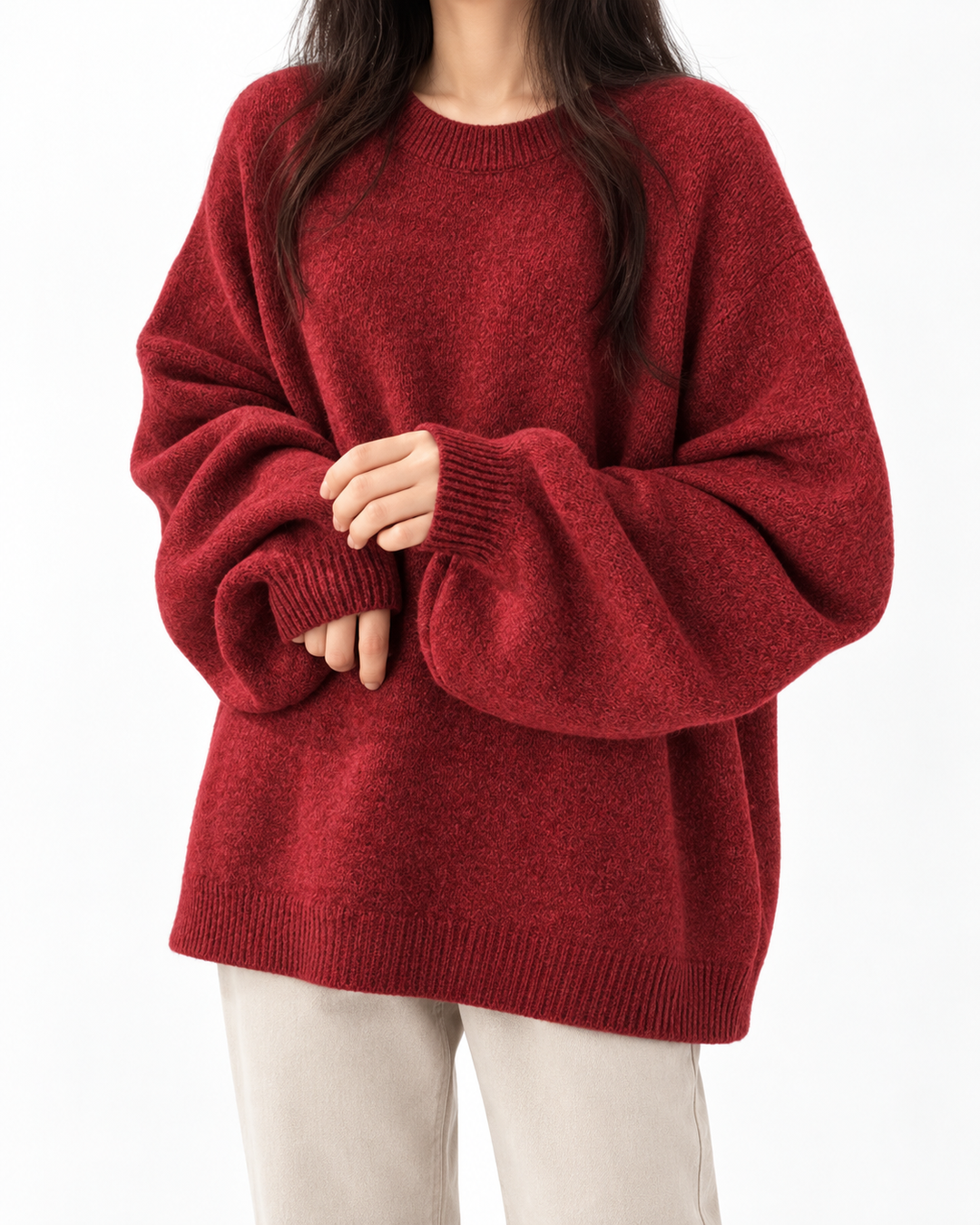 Faincuan - Oversized Cosy Sweater — Elina Dublin studio photograph