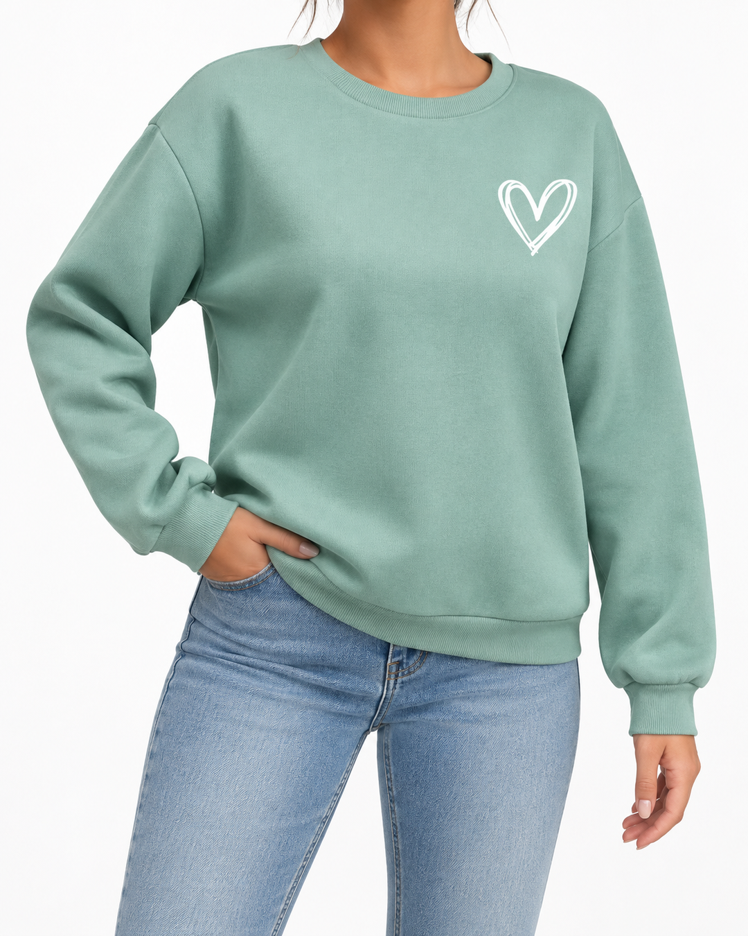 Fainghleann - Minimalist Cosy Sweater — Elina Dublin studio photograph