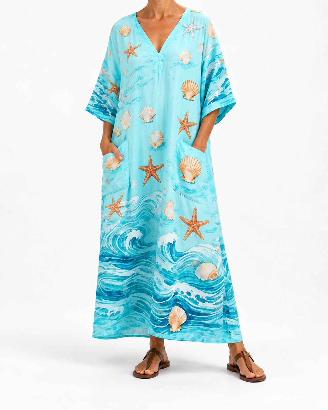 Fianna - Dress Lagoon — Elina Dublin studio photograph