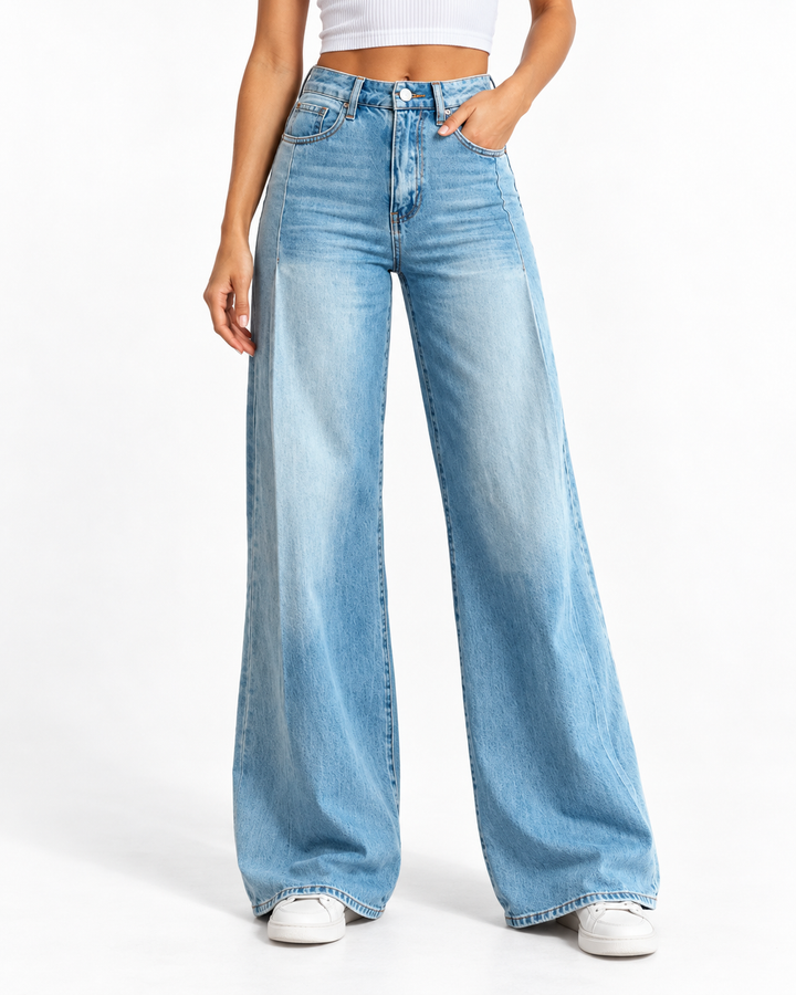 HAILEY™ - Classic Wide-Leg Pants — Elina Dublin studio photograph