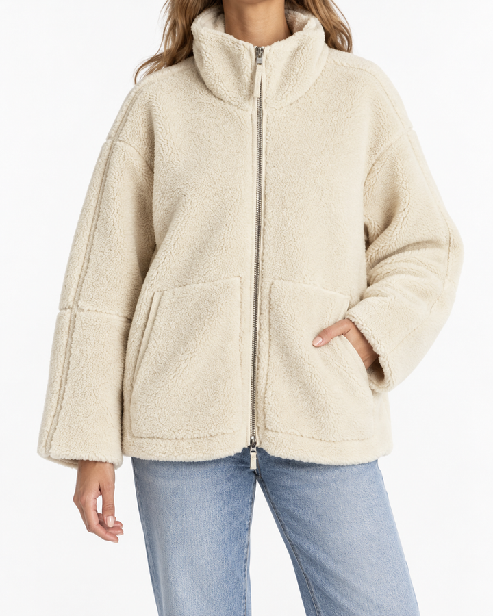 ISLA™ - Luxe Teddy Jacket — Elina Dublin studio photograph