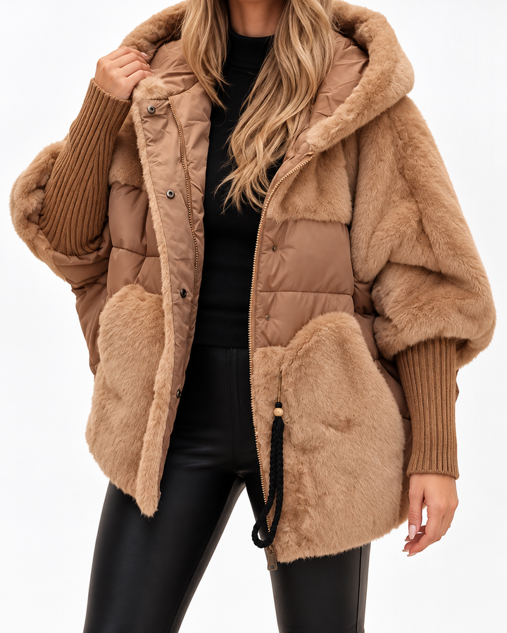 MARISA™ -  Plush Comfort Hooded Jacket — Elina Dublin studio photograph