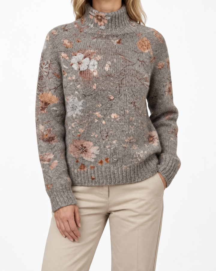 Sceirthuaidh - Delicate Flowers Jumper — Elina Dublin studio photograph
