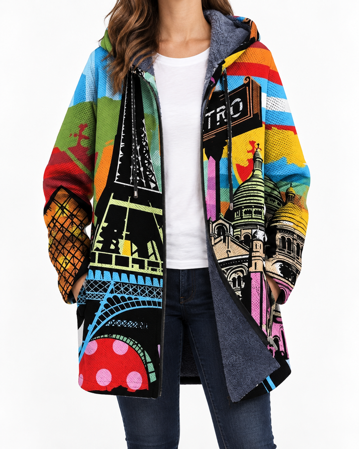 Urban Pattern Sweater — Elina Dublin studio photograph
