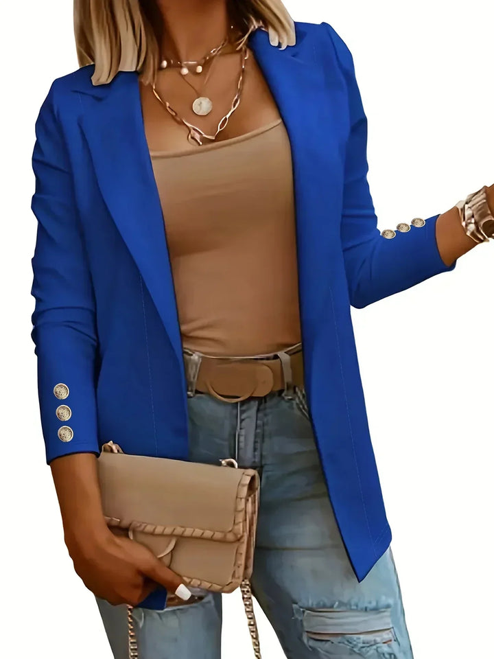 EMMA™ - Chic Open Front Jacket | Elina Dublin