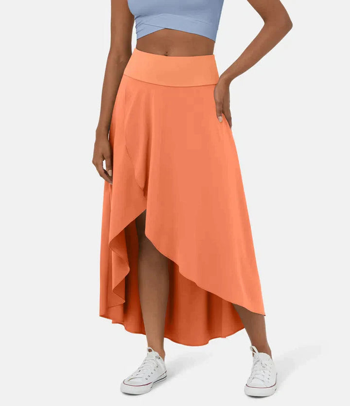 AMELIE™ - Elegant Asymmetric Midi Skirt | Elina Dublin
