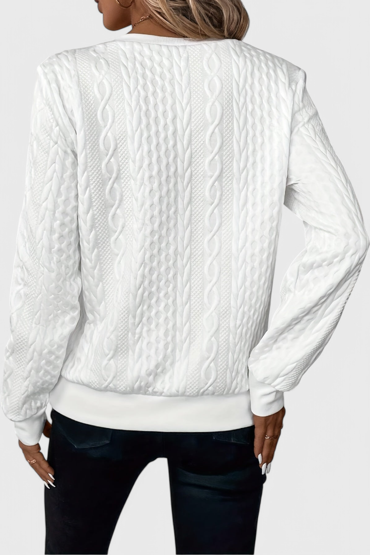 Zoey Soft Zip Knit Jumper | Elina Dublin