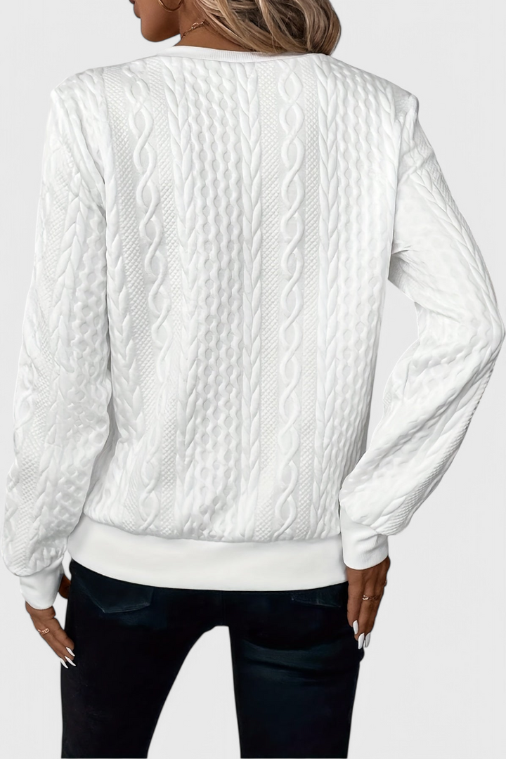 Zoey Soft Zip Knit Jumper | Elina Dublin