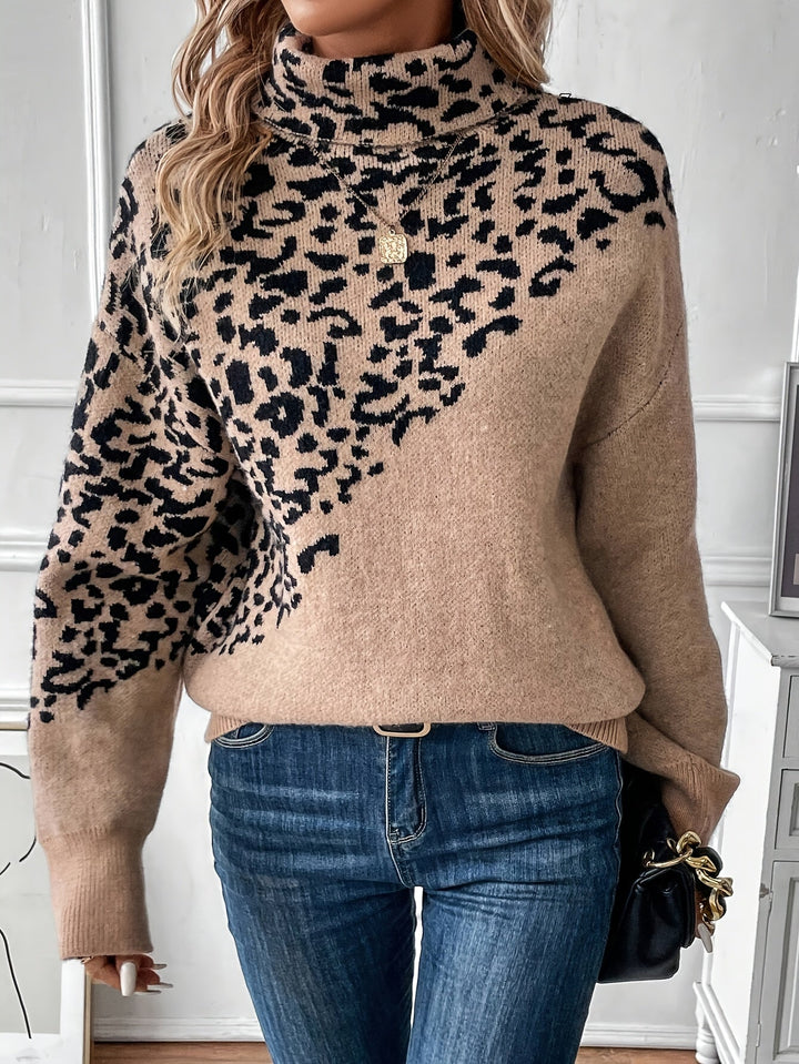Sceirchnoc - Leopard Spot Sweater | Elina Dublin