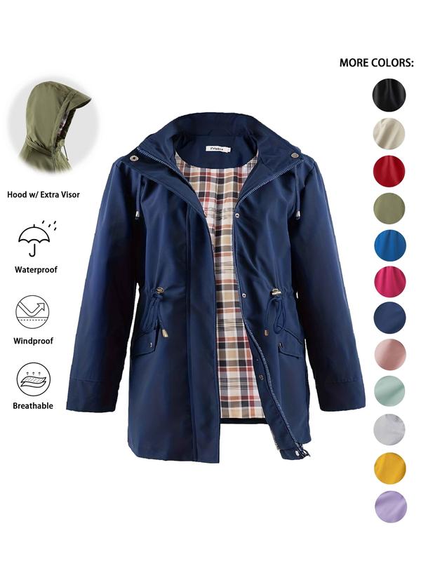 DENA™ - Lightweight Hooded Trench Coat for Casual Outings | Elina Dublin