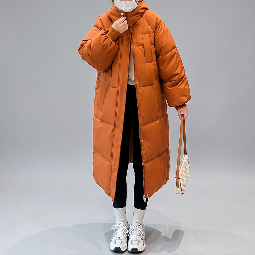 LEMI™ - Comfy Waterproof Hooded Long Puffer Jacket | Elina Dublin