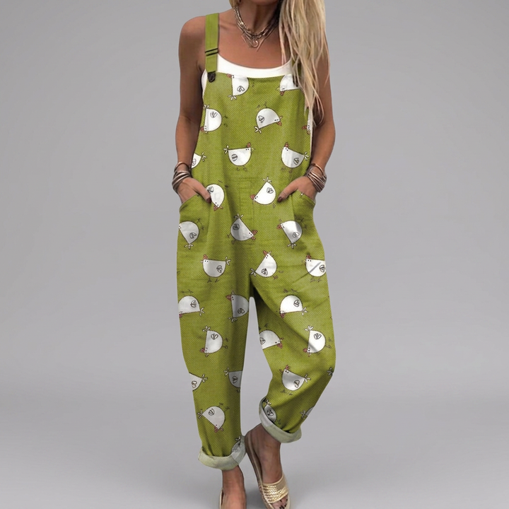 Orna - Chicken-print romper | Elina Dublin
