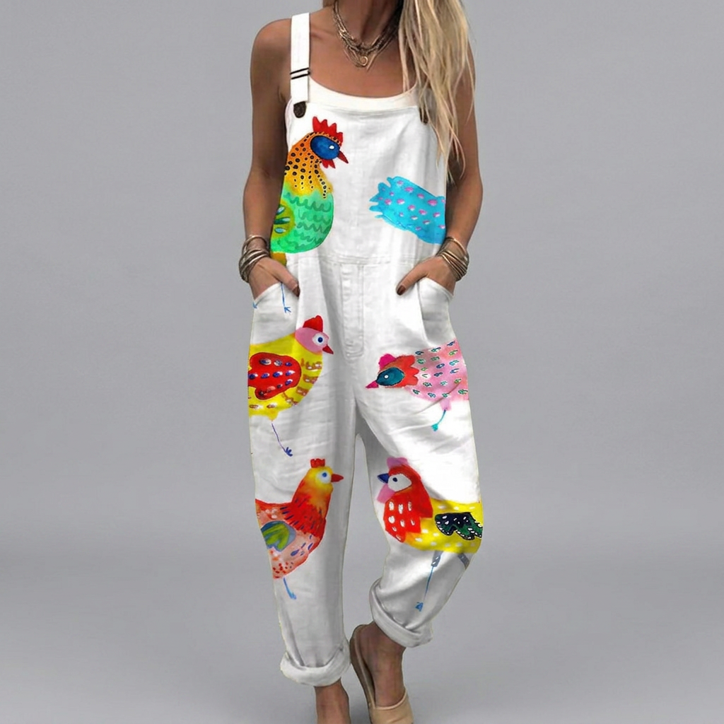 Matilde - Monkey with colorful birds | Elina Dublin