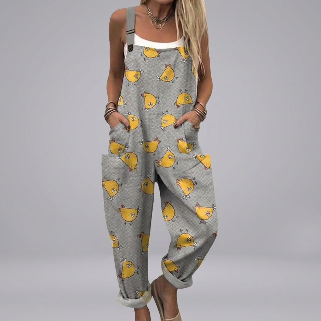 Orna - Chicken-print romper | Elina Dublin