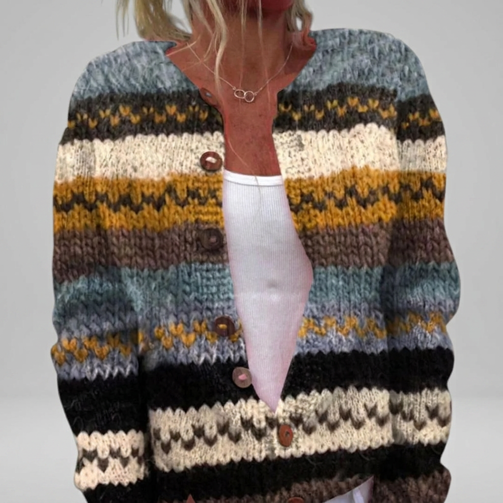 Assumpta - Wisteria Bloom Cardigan | Elina Dublin