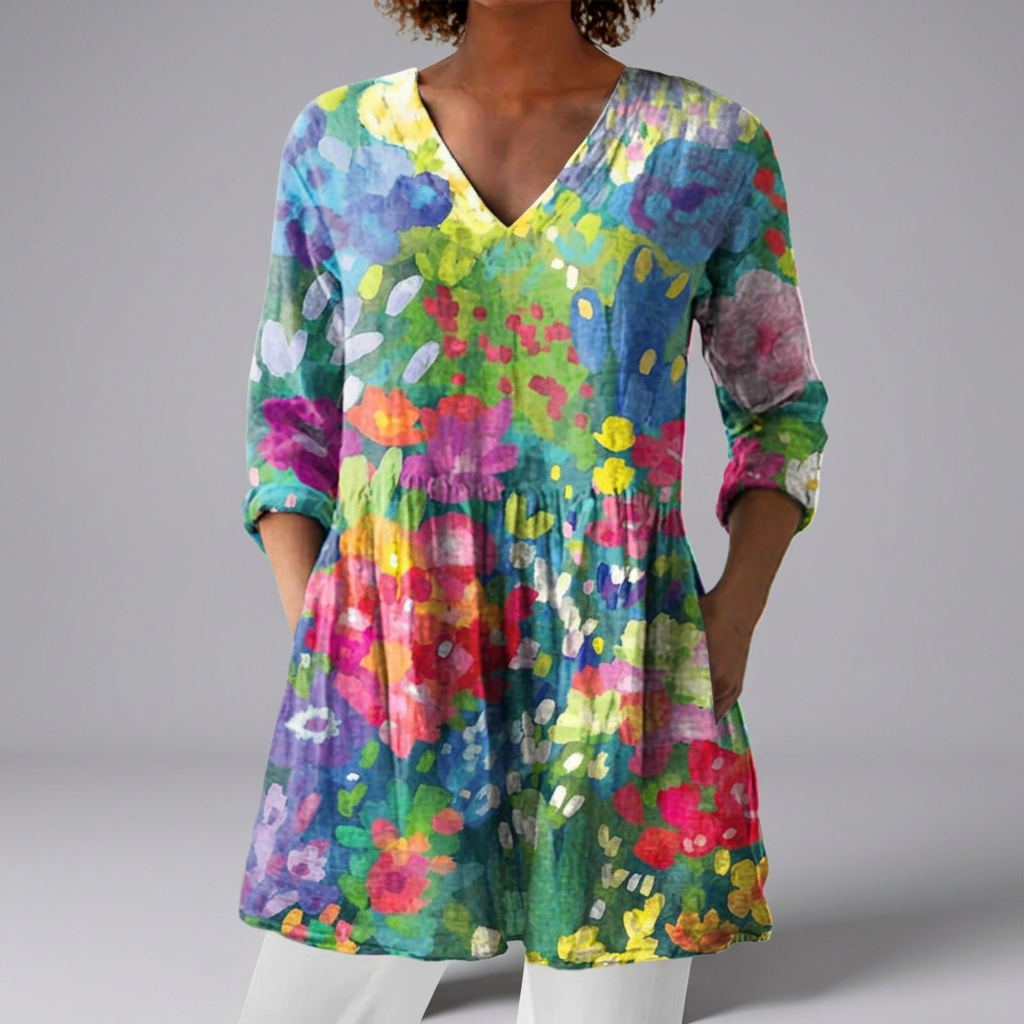 Sadb - Floral Mosaic Blouse | Elina Dublin