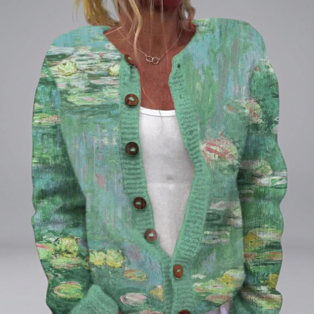 Alanna - Golden Petal Cardigan | Elina Dublin