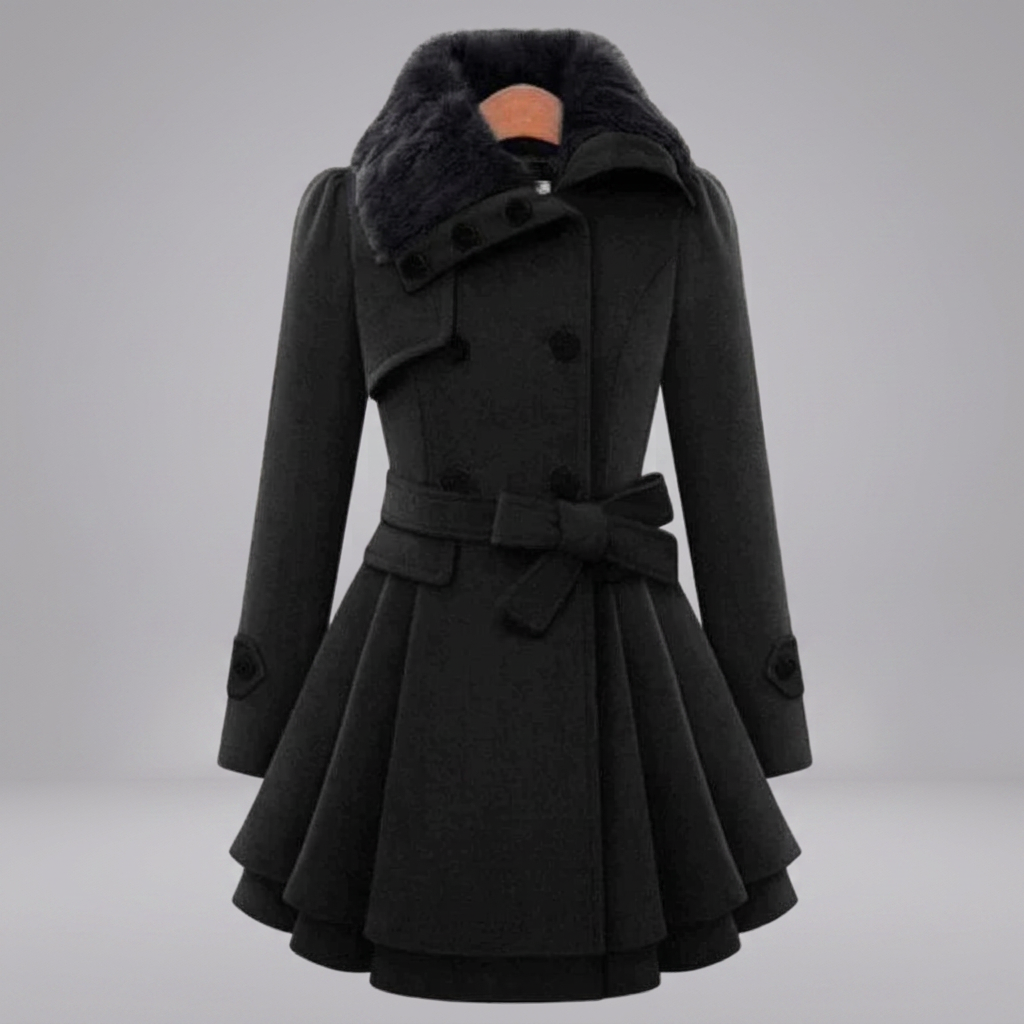 CLAUDIA™ | Vintage Flair Trench Coat | Elina Dublin