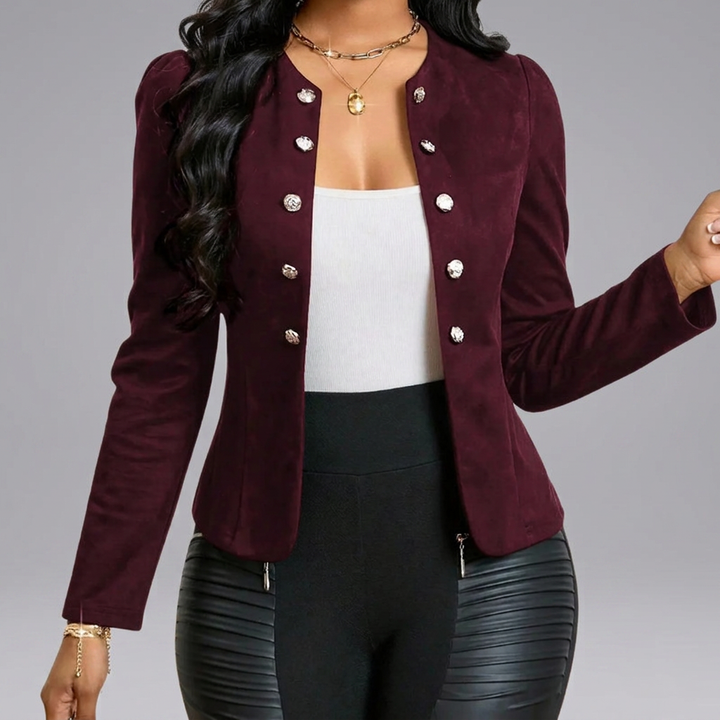 KYREE™ – Sophisticated Puff Shoulder Blazer | Elina Dublin