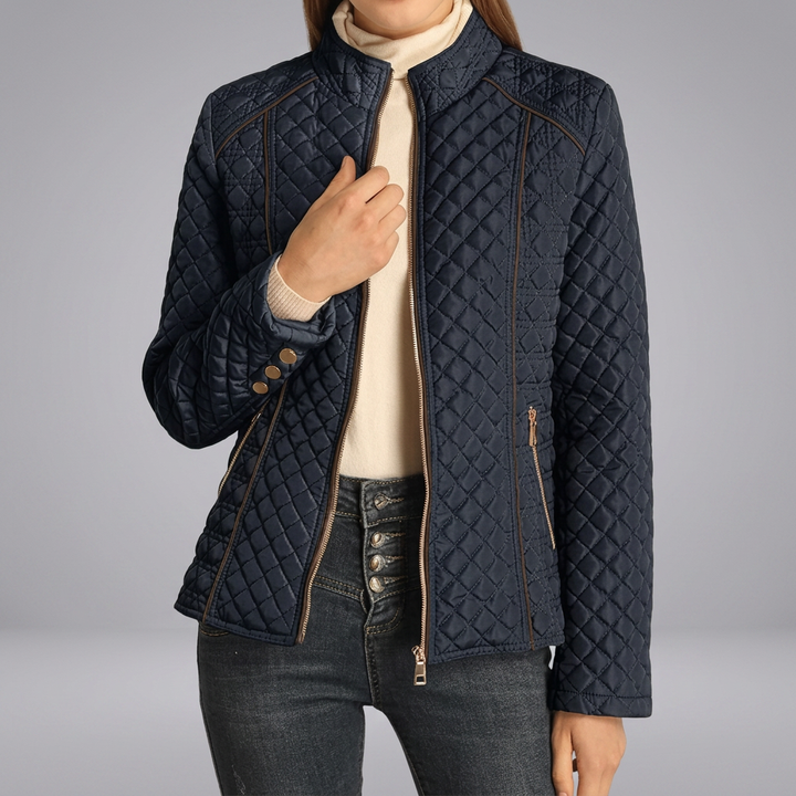 NADINE™ – Lightweight Quilted Stand-Collar Jacket | Elina Dublin