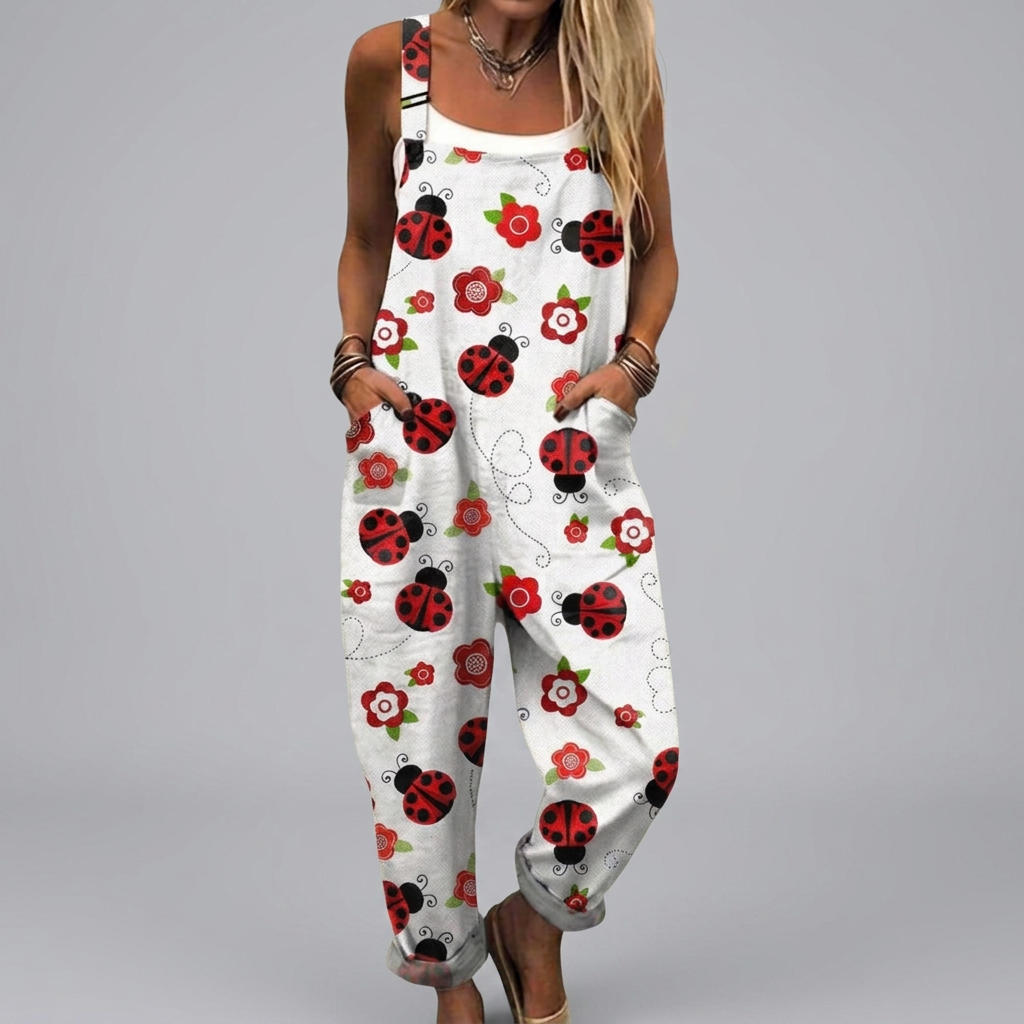 Nessa - Playful monkey with a ladybug print | Elina Dublin