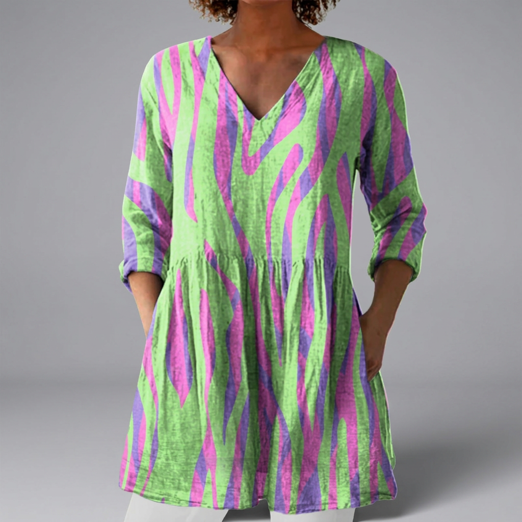 Dairinne - Forest Green Blouse | Elina Dublin