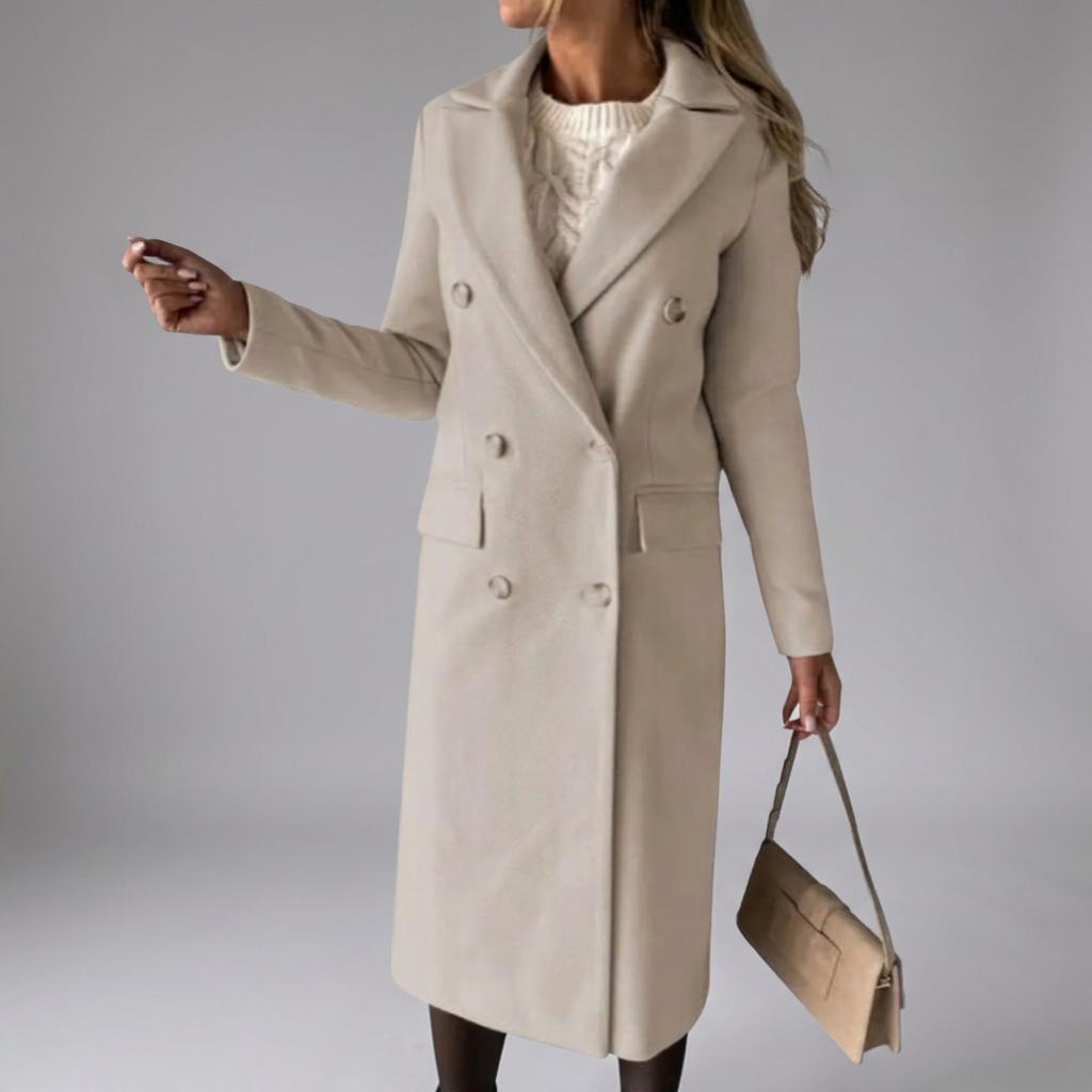 ALEXA™ | Urban Elegance Wool Trench | Elina Dublin