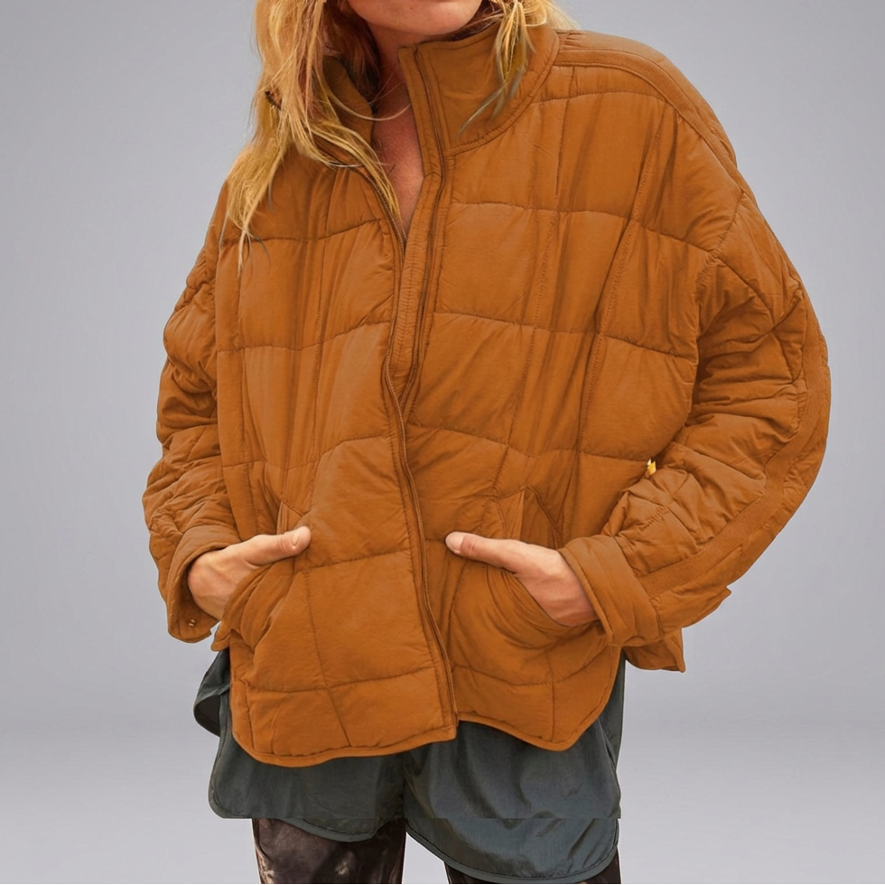 GEMMA™ – Lightweight Compact Zip Puffer Jacket | Elina Dublin